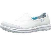 Skechers Performance Women's Go Walk Slip-On Walking Shoe, White, 8.5 W US