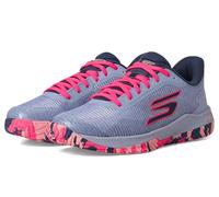 Skechers Pickleball Viper Court Pro 2.0 - Tenis para mujer, gris/lavanda, 38.5 EU