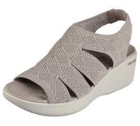 Skechers Pier-Lite-Memory Maker, Sandalias con cuña Mujer, marrón, 36 EU