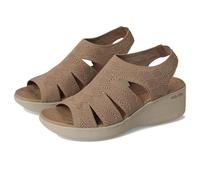 Skechers Pier-Lite-Memory Maker, Sandalias con cuña Mujer, Moca, 39 EU