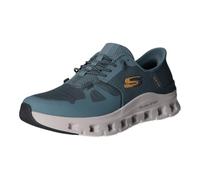 Skechers Pier-lite Memory Maker - Sandalias de cuña para mujer, azul, 44 EU