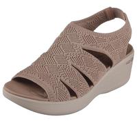 Skechers Pier-lite Memory Maker Sandalias para mujer, Moca, 35 EU