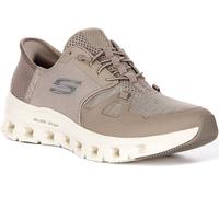 Skechers Planear Paso Pro Deslizante Elástico Cordones Mujer Zapatillas En Topo