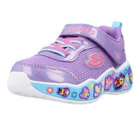 Skechers Zapatillas Niñas Play Scene Fun Squad Morado Brillante Sintético/Multi Trip Talla 23 EU