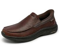 Skechers Pollard-Osgood Moc Toe para Hombre, Rojo/marrón, 45.5 EU