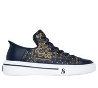 Skechers Slip-ins X Dogg-Snoop One Double G, Zapatillas Hombre, Cuero Estampado Bandana Oro Marino, 42 EU