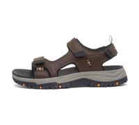Skechers Prewitt Rigdon, Sandalias Deportivas Hombre, Brown, 48.5 EU