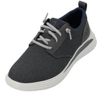 Skechers Proven Gladwin Hombre Scarpe da Ginnastica, Charcoal Mesh, 45 EU