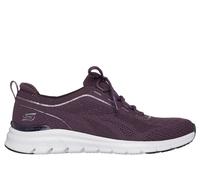 Skechers Pure Flex - Midnight Star en Ciruela, talla 36, Vegan