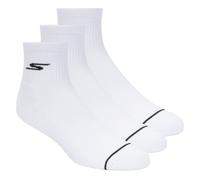 Skechers Quarter Premium Basic medias o calcetines? - 3 Pack en Blanca, talla Grande