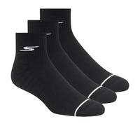 Skechers Quarter Premium Basic medias o calcetines? - 3 Pack en Negro, talla Grande