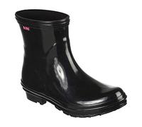 Skechers RAIN CHECK NEON PUDDLES, Botas de lluvia para Mujer, Black Rubber/ Trim, 37 EU