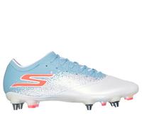 Skechers Razor 1.5 Elite SG en Blanco/Turquesa, talla 45.5