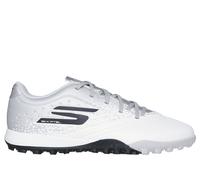 Skechers Razor 1.5 Jr Youth TF en Blanco/Plata, talla 37.5