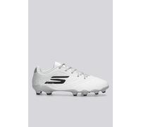 Botas de fútbol skechers razor 1,5 fg infantil blanco/gris 36