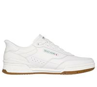 Skechers Recoil, Zapatillas Hombre, White Leather/PU/Natural Trim, 44 EU