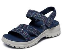 Skechers Reggae Bound - Sweet Crush para mujer, Azul marino/Multicolor, 40 EU