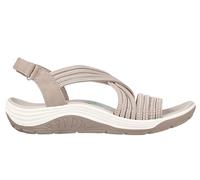 Skechers Reggae Cup - Independence en Taupe/Natural, talla 35, Vegan