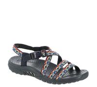 Skechers Reggae - Dream Weaver para mujer, Azul Marino Multi, 38 EU