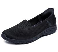 Skechers Reggae Fest 2.0 Guiding, Zapatillas Mujer, Black, 40 EU