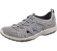 Skechers Reggae Fest 2.0 Happy Getaway, Basket Mujer, Grey, 38 EU