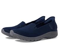 Skechers Reggae Fest 2.0-Luz de guía, Mujer, Navy Mesh, 35 EU