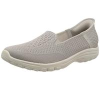 Skechers Reggae Fest 2.0, Zapatillas Mujer, Taupe Mesh, 35 EU