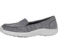 Skechers Reggae Fest-Manzanita - Mocasines Planos para Mujer, Negro -, 38 EU