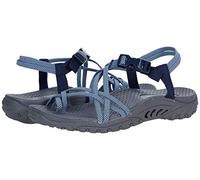Skechers Reggae-Irie Mon, Sandalias Deportivas Mujer, Azul Marino, 39 EU