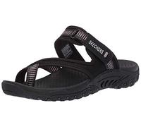 Skechers Reggae-Seize The Day-Toe Thong Sandal, Chanclas Mujer, Black, 39.5 EU