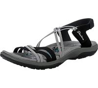 Skechers Reggae Slim-Takes Two 163112-BKCC, Womens sandals, black, 40 EU