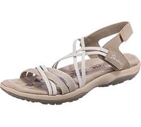 Skechers Reggae Slim Takes Two, Sandalias Mujer, Beige, 40 EU