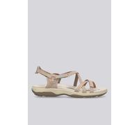 Skechers – Sandalias planas para mujer – Reggae Slim Sun Array – Gris pardo – Talla 6