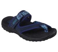 Skechers Reggae Zig Swag, Chanclas Mujer, Blue/Marine, 38.5 EU