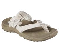 Skechers Reggae Zig Swag, Chanclas Mujer, Natural Cream, 38 EU