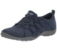 Skechers Relaxed Fit Breathe-Easy Infi-Knity, Zapatillas Mujer, Navy, 38.5 EU