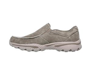 Skechers Relaxed Fit-Creston-moseco MocasínHombre | Casual, ajuste relajado, espuma viscoelástica refrigerada por aire, lona, sin cordones