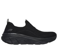 Skechers, D'LUX Walker 2.0 Bold State Mujer, Black Knit/Gunmetal Trim, 36 EU