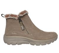 Skechers Easy Going Cool Zip, Botas Cortas al Tobillo Mujer, Taupe, 38 EU