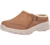 Skechers Relaxed Fit: Easy Going-Latte Suede Fur Slip-on Clogs with Air Cooled Insole, Mule Mujer, Beige Bronceado, 38.5 EU