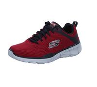 Skechers Relaxed Fit: Equalizer 3.0, Zapatillas Hombre, Red/Black, 42.5 EU
