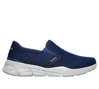 Skechers EQUALIZER 4.0 TRIPLE-PLAY, Zapatillas sin cordones para Hombre, Navy Engineered Mesh/Orange Trim, 47.5 EU