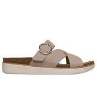 Skechers Relaxed Fit: Lifted Comfort - Charming Sparkle en Taupe, talla 38, Vegan