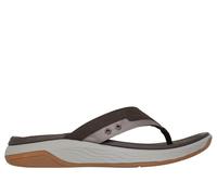 Skechers Relaxed Fit: Silva - Falco en Marrón, talla 47.5, Vegan