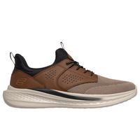 Skechers Relaxed Fit: Slade - Breyer en Marrón/Marrón Bronceado, talla 42.5, Vegan