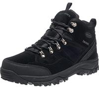 Skechers Relment Pelmo, Botas de Senderismo Hombre, Black Suede, 38.5 EU