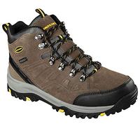 Skechers Men's RELMENT-PELMO Hiking Boot, khk, 7.5 Wide US
