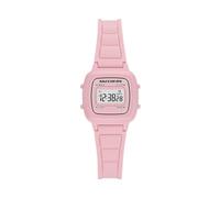 Skechers Reloj Análogico-Digital para Mujeres de Automático con Correa en Poliéster SR2139, 27 mm, Rosa Claro y Blanco