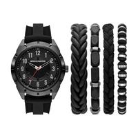 Skechers Reloj Analógico para Hombre de Cuarzo con Correa en Silicona SR9120