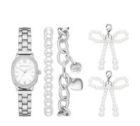 Skechers Reloj Analógico para Mujer de Cuarzo con Correa en Acero aleado SR9135